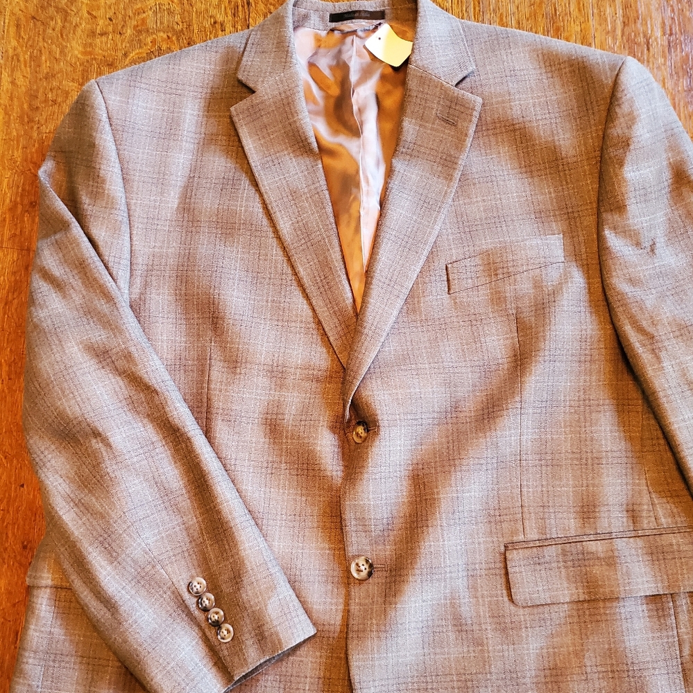 Ralph Lauren Tan Sport Coat with Textured Weave